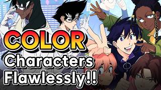 🖍️ Perfect Your Comic Character Coloring!