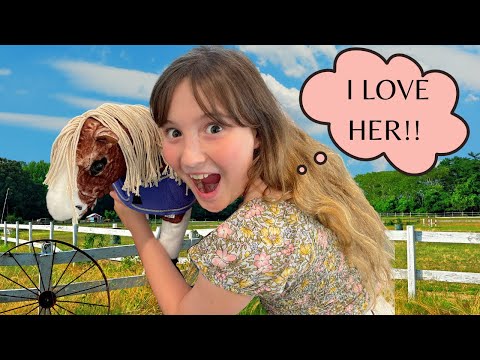 I GOT A HORSE! *BOX OPENING* OF LEMIEUX TOY HORSE