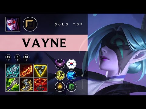 Vayne Top vs Olaf - KR Master Patch 25.23