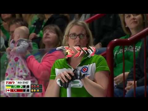 2020 Scotties - Stefanie Lawton (SK) triple takeout vs  CA