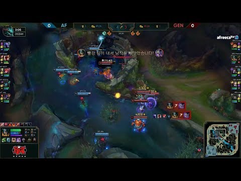 20190322 LCK GEN 젠지 Peanut Olaf Stole Baron Nashor