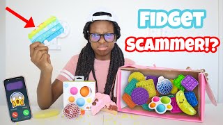 Worst Fidget Package Ever! Becky Got Scammed! She Called The Scammer!