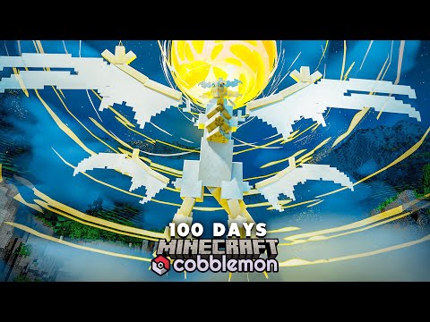 I Spent 100 Days as a Z-CRYSTAL Trainer in Pokémon Minecraft VS. my Rival! (Duos Cobblemon)
