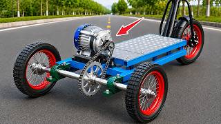 A Farmer's Crazy Idea! Turning a Broken Bicycle into a Super-Fast Motorized Scooter.