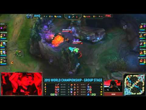 Ahq e-Sports Club vs Fnatic Highlights | Firstblood