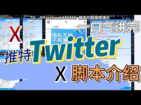 Twitter X 脚本所有功能一次性介绍视频封面