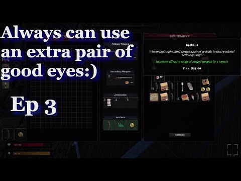 Blood West 1.0 - Lets Play Ep 3 - Best Chapter 1 Artefact - The Farm - The Eyeballs - Weird but good