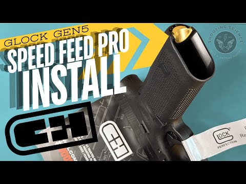 No More "Snappy" Shooting - C&H Precision "Speed Feed Pro" Brass Frame Plug for Gen 5 Glock