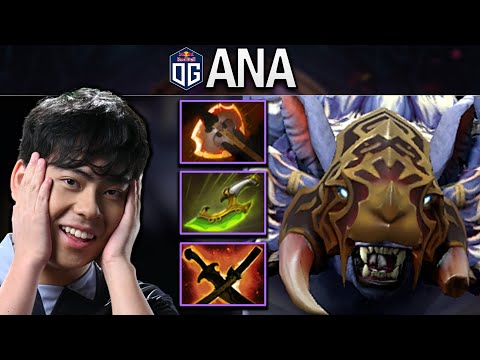 OG.ANA SMURF URSA WITH 23 KILLS - DOTA 2 7.28 GAMEPLAY