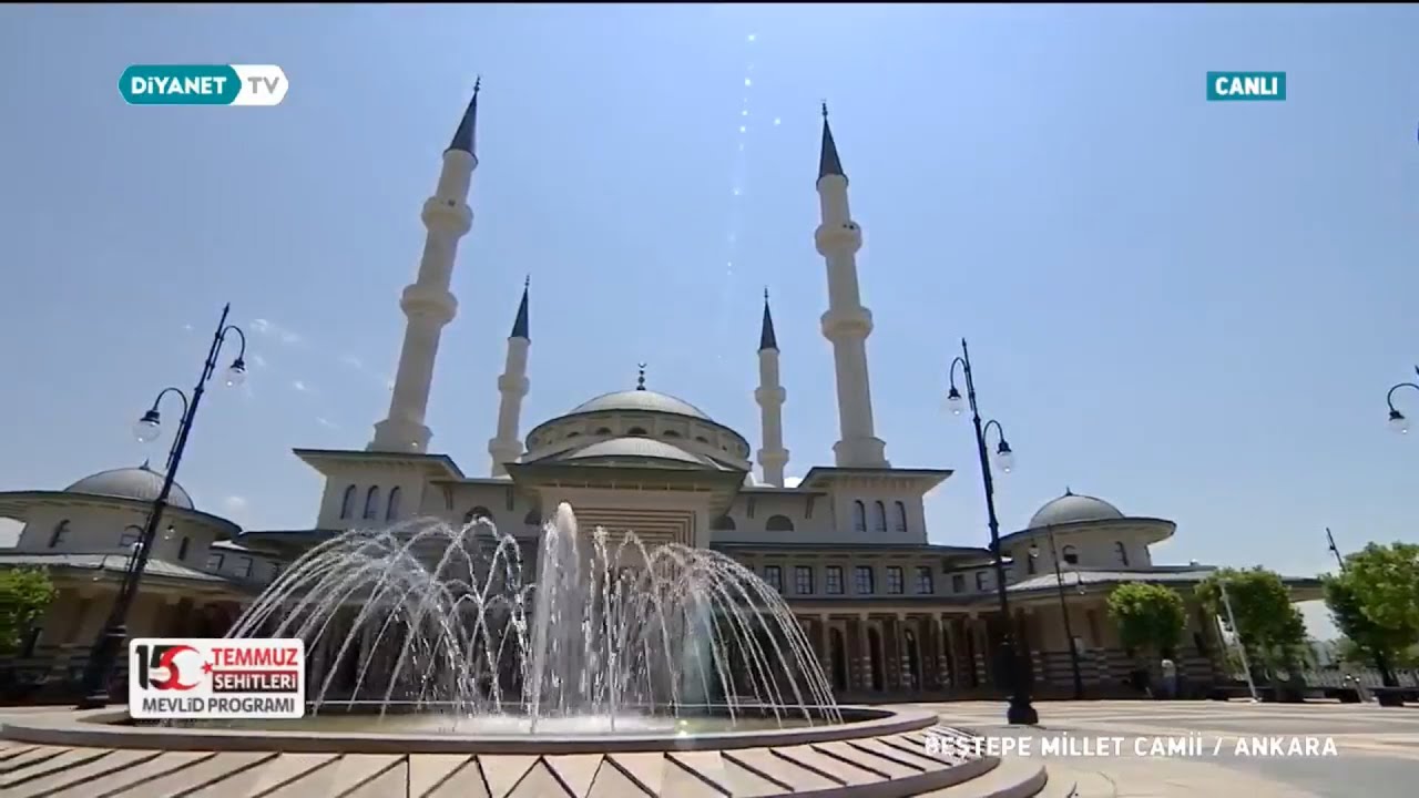 15 Temmuz Şehitlerini Anma Mevlid Programı - Beştepe Millet Camii - 2020