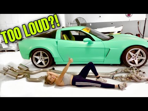 C6 Corvette gets Insane Headers + Exhaust!