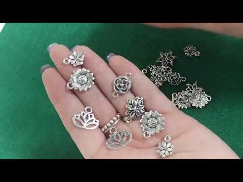 Decorative metal charm