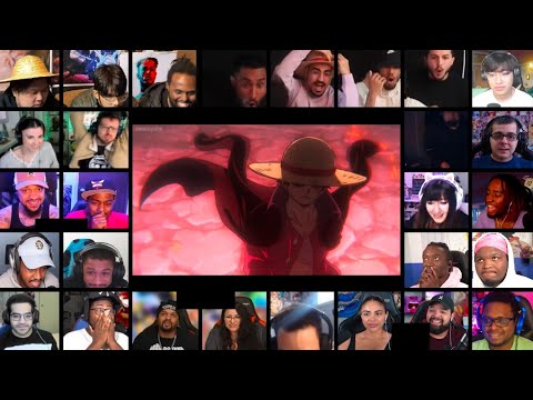 🔥 G.O.A.T 🔥 LUFFY WALKS PAST KAIDO & BIG MOM | LUFFY USES RED ROC | One Piece reaction mashup