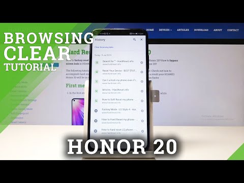 How to Clear Browsing Data in Honor 20 - Delete History & Cookies