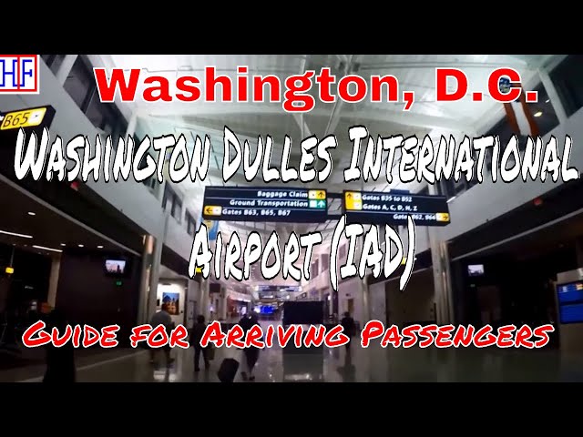 Videouttalande av dulles airport Engelska