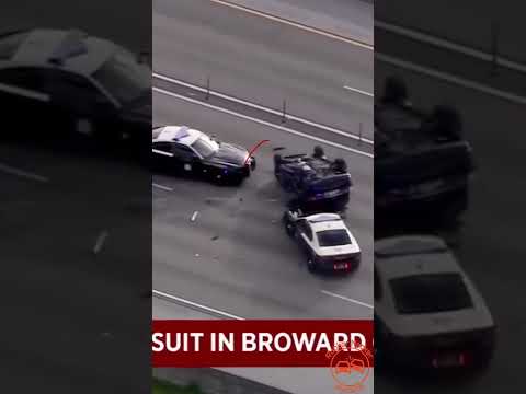 I-95 Car Chase / Car Crash Scene - Window Ejection
