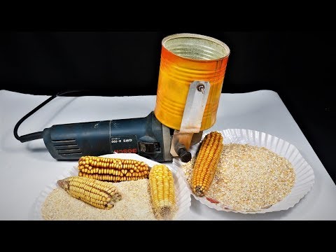 Angle Grinder Hack. How to Make a corn Grinder/mixture at Home |DIY Video