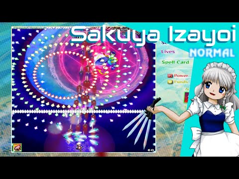 Touhou 18 - Unconnected Marketeers | Sakuya Normal 1cc
