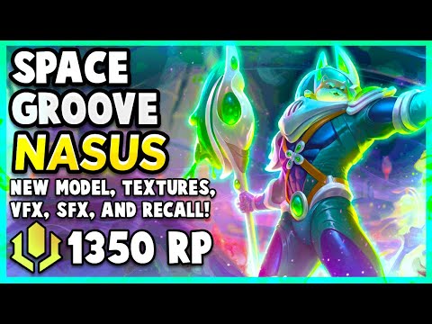 *NEW* SPACE GROOVE NASUS IS OUT OF THIS GALAXY!!! ETHEREAL!!! - League of Legends PBE Gameplay
