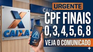 CAIXA ECONÔMICA lança COMUNICADO URGENTE: CPF Finais 1, 2, 4, 5, 6 e 9 têm mudanças na Conta