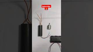 3.7v Motor experiment 400kv high voltage generator 😱😱 #shorts #shortvideo