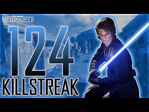 Sith Anakin Skywalker 124 Killstreak on Naboo | Star Wars Battlefront 2