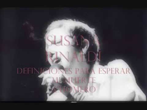 Definiciones Para Esperar Mi Muerte - Susana Rinaldi