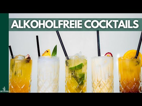 5 Non-alcoholic Cocktails/Mocktails 🍹 (Quick + Easy)