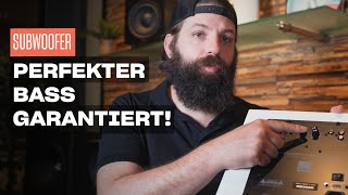 Die besten Tipps für perfekten Bass - Subwoofer richtig anschließen und einstellen!