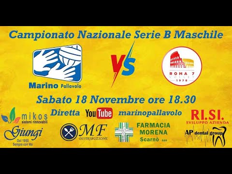 Serie B Maschile: MARINO BULLS  -  Roma 7 Volley