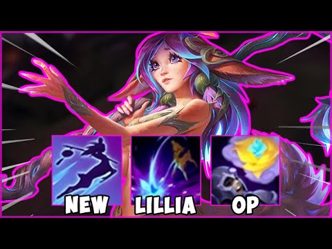 Just HOW OP is this New Lillia in Top Lane? SOOO much %Max HP damage!