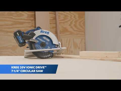 Kreg 20V Ionic Drive&trade; 7 &frac14;&rdquo; Circular Saw