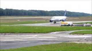 preview picture of video 'Hamburg Airways mit Airbus A320 D-AHHF in Zweibrücken (ZQW)'