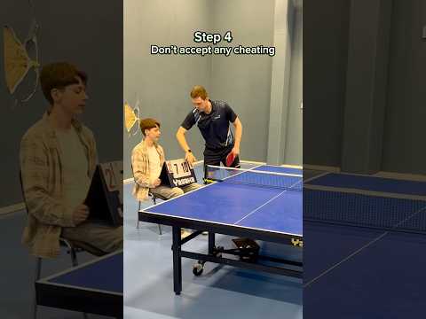 How to make the guy everyone hates quit table tennis #tabletennis #pingpong