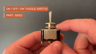 ON / OFF / ON Toggle Switch
