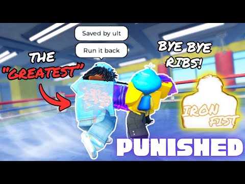 TROLLING a TOXIC PASSIVE "PRO" with IRON FIST STYLE! [Untitled Boxing Game]