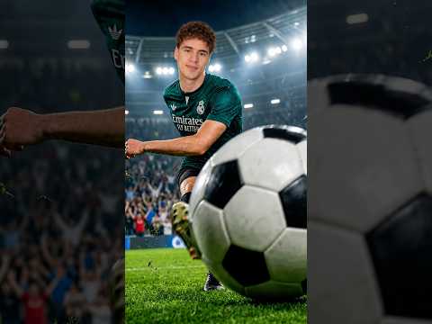 Wie groß der Ball bis ich Latte treffe👀| Adam kickt #shorts