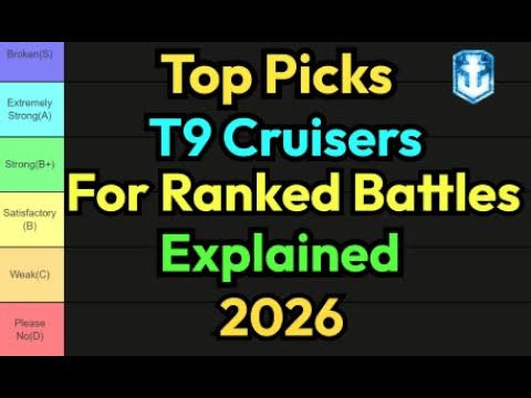Powerful Top Picks For T9 Cruisers in Ranked Explained | World of Warships