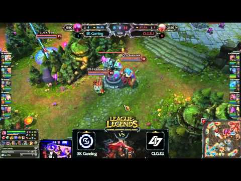 Round 1 : CLG.eu vs SK - Match 2 - LoL ECC: Poland, Warsaw 28-29.07.2012