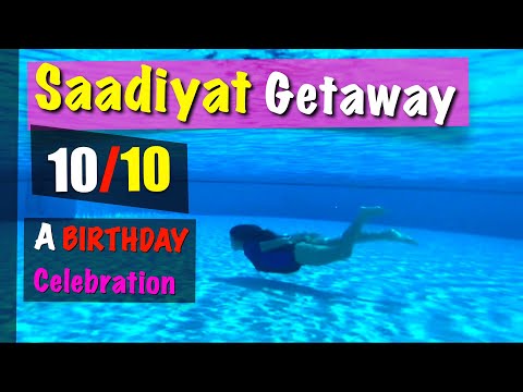 Saadiyat Rotana getaway. A birthday celebration #SaadiyatRotana