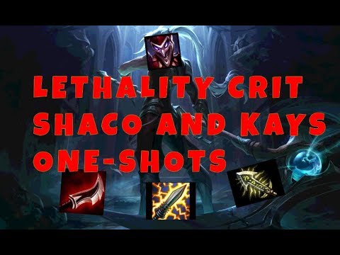 SHACO AND KAYN DARK HARVEST ONESHOTS WITH INSANE CRITS