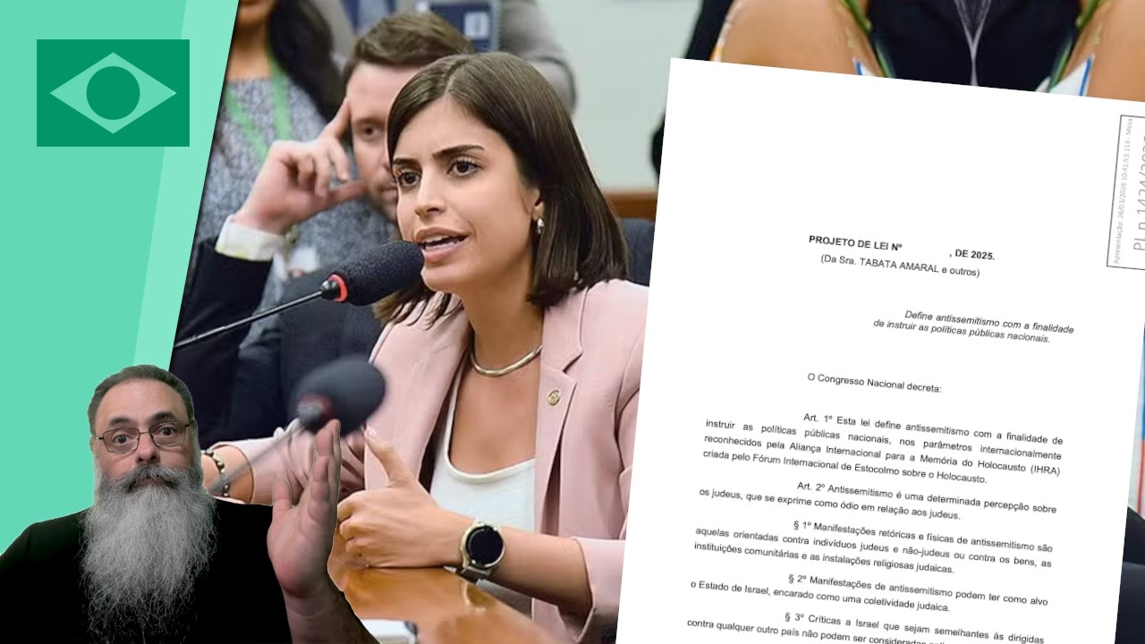 TABATA propõe LEI sobre ANTISSEMITISMO mas, LÓGICO, ESQUERDA larga a MÃO DELA: O que ELA ESPERAVA?