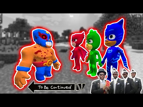 PJ Masks.EXE VS EL Primo.EXE in Minecraft - Coffin Meme