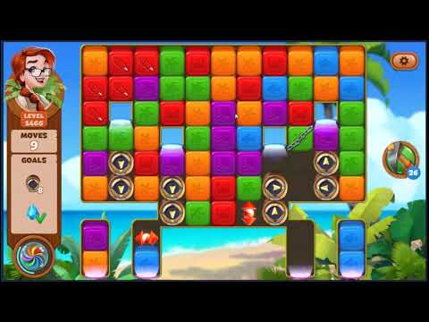 Lost Island Blast Adventure Level 1466 - NO BOOSTERS 🏝️ | SKILLGAMING ✔️