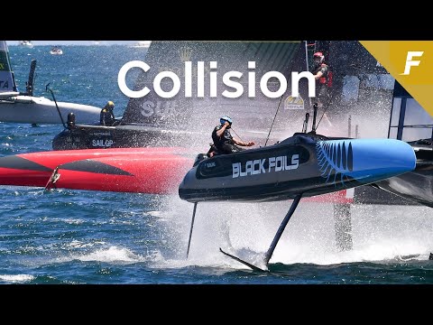 New Zealand’s Burling simmers after SailGP collision in Perth