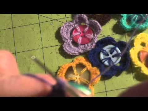 By Request, Crochet Button Flowers for Gareth