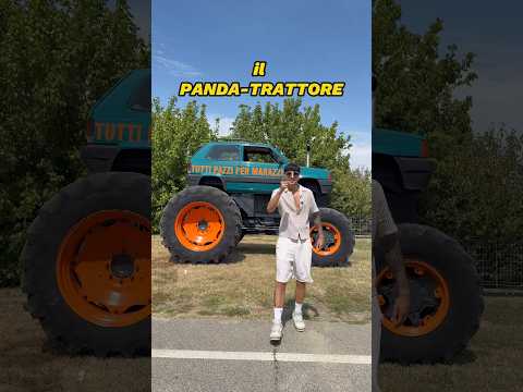 Una follia tra i campi in pianura 🐼🚜 #FiatPanda #creazione #trattore #folle #elaborazioni
