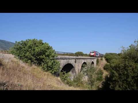 OSE IC 51 ADtranz 220 018 Amfikleia Bridge - 03.07.2016