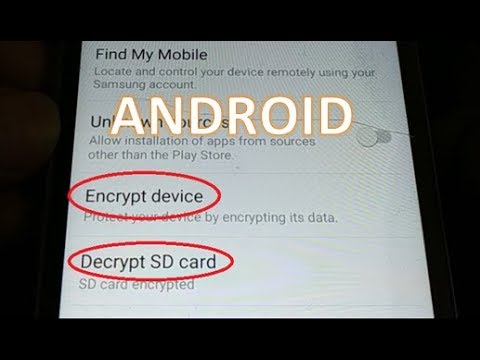 How to remove SD card encryption?