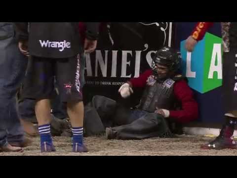 WRECK: Rubens Barbosa lands hard on Snake Face (PBR)